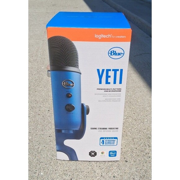 NEW! Logitech for Creators Blue Yeti Premium Multi-Pattern USB Microphone - Picture 1 of 7